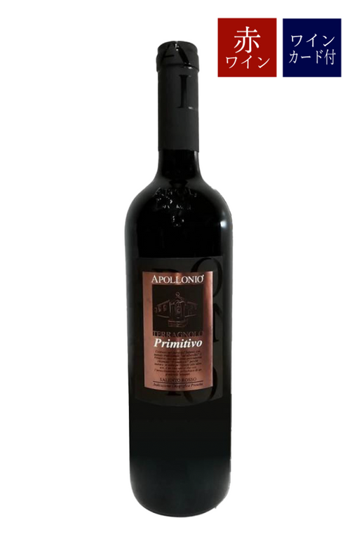 ApollonioTerragnoloPrimitivoSalentoIGPRosso2020のワイン画像